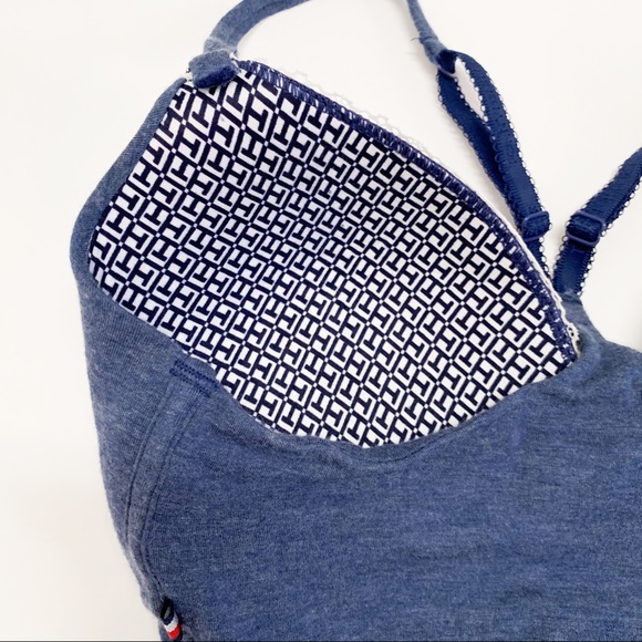 Tommy Hilfiger Longline Bra/Panty Set Heather Blue - Picture 10 of 15